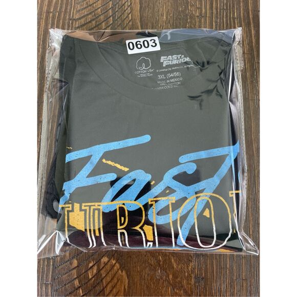 Fast and Furious Graphic Tee Mens 3XL Black Street Racing Movie Car Shirt Y2K - Picture 7 of 7